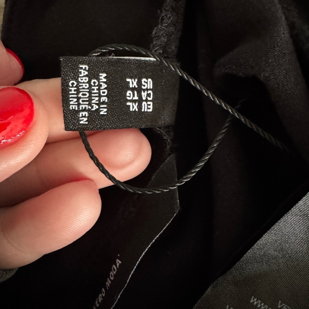 Vero Moda Black Asymmetrical Wrap Skirt - Picture 5 of 11